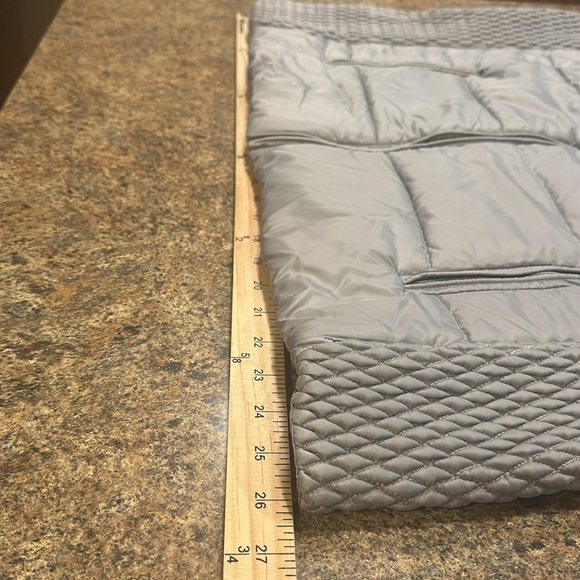 Liz Claiborne Puff Vest Full Zip Blue Gray Womens Size 1X Lightweight Pockets - Picture 11 of 11